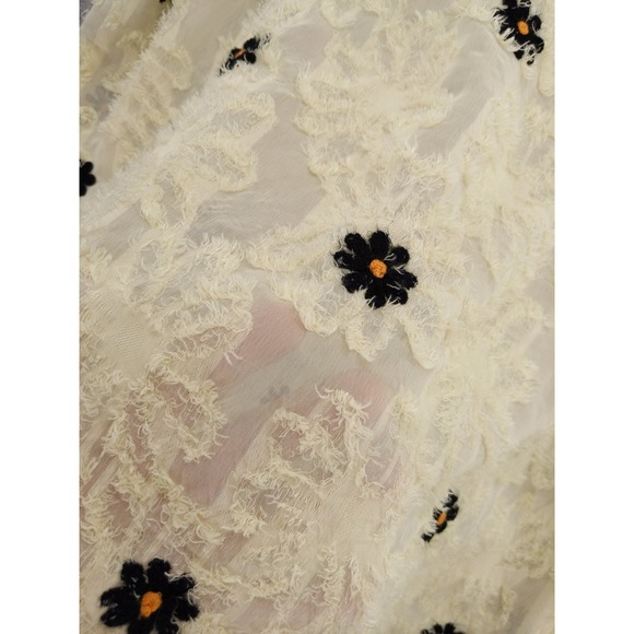 Shein‎ Curve Floral Embroidered Tunic Top 3D Texture 4XL - Picture 7 of 9